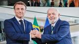 Lula diz que Macron deve brigar com União Europeia sobre acordo com Mercosul (Ricardo Stuckert/PR - 28.03.2024)